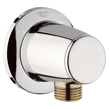 Click here to see Grohe 28459BE0 GROHE 28459BE0 Movario Shower Outlet Elbow, Polished Nickel 