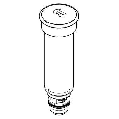 Click here to see Grohe 46485000 Grohe 46485000 Diverter Knob, StarLight Chrome 