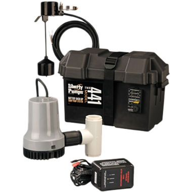 Click here to see Liberty PC237-441 Liberty Pumps Sump Pump Combo, 1/3 HP, 115 Volts, 38 GPM, 237 VMF Pump with 441 Emergency Backup - PC237-441