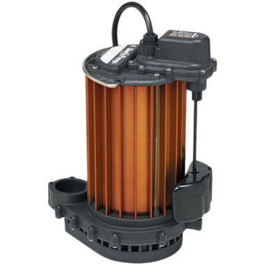 Click here to see Liberty 450-2 Liberty Pumps Submersible Sump Pump, 1/2 HP, 115 Volts, Manual Switch, 25' Cord - 450-2