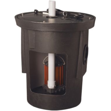 Click here to see Liberty SPAC-237 Liberty Pumps Assembled Submersible Sump Pump Package, 237 VMF Pump, 38 GPM, 1/3 HP, 115 Volts, 10' Cord Length, Vertical Magnet Float Switch - SPAC-237