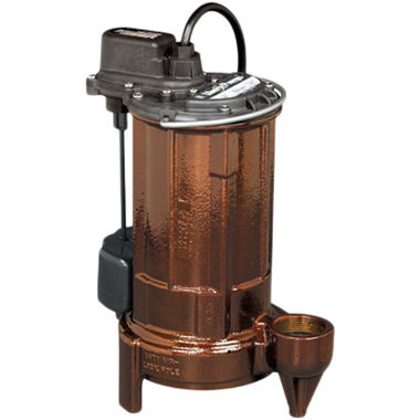 Click here to see Liberty 280 Liberty Pumps 1/2 HP Submersible Sump/Effluent Pump, 115 Volts, Manual Switch, Uni-Body, 10' Cord Length - 280