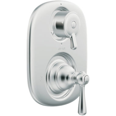 Click here to see Moen T4111 Moen Kingsley Moentrol Valve Trim w/ 3-Function Transfer, Lever Handles, Polished Chrome - T4111
