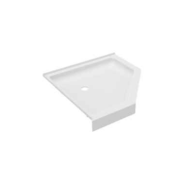 Click here to see Swanstone SN00036MD.010 Swanstone SS-36NEO-010 White Neo Angle Shower Floor