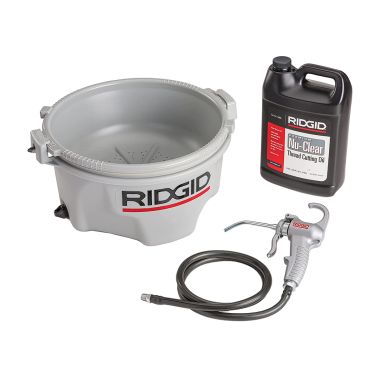 Click here to see Ridgid 10883 RIDGID Model 418 Oiler with 1 Gallon Premium Thread Cutting Oil - 10883