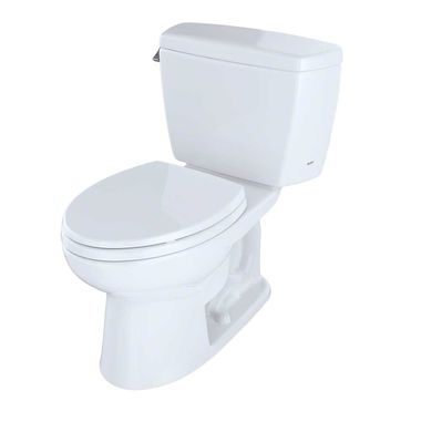 Click here to see Toto CST744E#01 Toto Eco Drake Two-Piece Toilet - 1.28 GPF, Elongated, TOTO CST744E#01, Cotton White