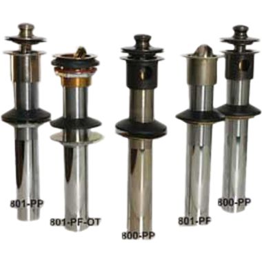 Click here to see Watco 800-PF-BRS-PN Watco 800-PF-BRS-PN Tubular Brass PresFlo Pearl Nickel Lavatory Drain Assembly