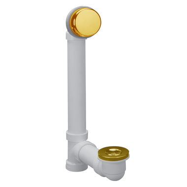 Click here to see Watco 900-FA-PVC-PB Watco 900-FA-PVC-PB Innovator Foot Actuated Bath Waste - Polished Brass