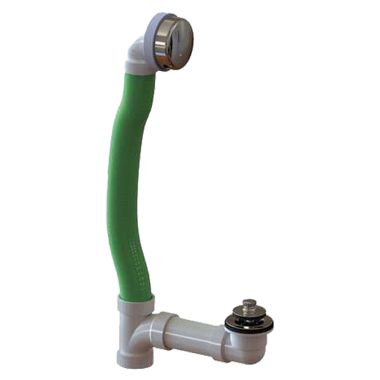 Click here to see Watco FLEX924-PP-PVC-CP Watco FLEX924-PP-PVC-CP Flexible Push Pull Bath Waste Kit - Chrome Plated