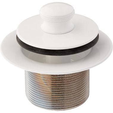 Click here to see Watco 38301-WH Watco Push Pull White Single-Hole Trim Kit, Brass - 38301-WH