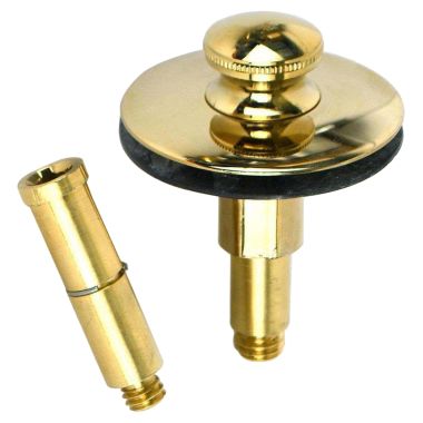 Click here to see Watco 38516-PB Watco 38516-PB Push Pull Polished Brass Replacement Stopper with 2 Pins