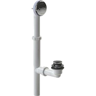Click here to see Watco 500-FA-PVC-BN-EX2 Watco 500-FA-PVC-BN-EX2 Foot Actuated Bath Waste - Brushed Nickel