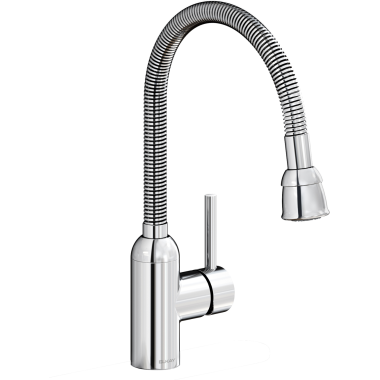 Click here to see Elkay LK2500CR Elkay Pursuit Laundry/Utility Faucet with Flexible Spout Forward Only Lever Handle Chrome - LK2500CR
