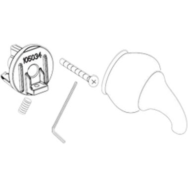 Click here to see Moen 95607 Moen 95607 Part Handle Hub Kit Polished Brass