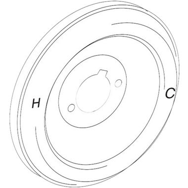 Click here to see Moen 97492 Moen 97492 Monticello Escutcheon, Polished Brass