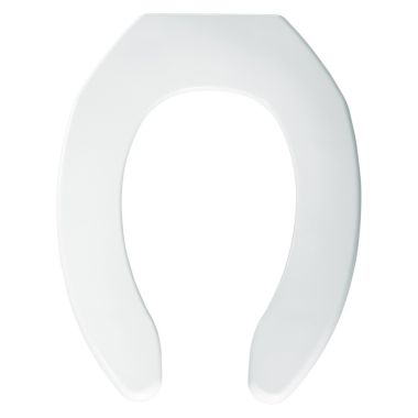 Click here to see Bemis 1055TK-000 Bemis 1055TK-000 White Open Front Elongated Toilet Seat, Less Cover