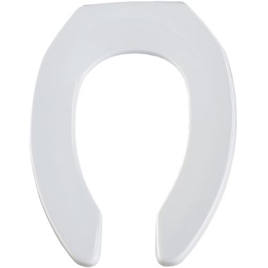 Click here to see Bemis 10CT-000 Bemis 10CT-000 White Open Front Elongated Toilet Seat, Less Cover