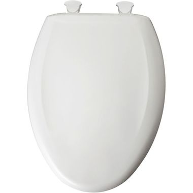 Click here to see Bemis 1200SLOWT-020 Bemis Elongated Plastic Toilet Seat, Slow-Close - Crane White (1200SLOWT-020)