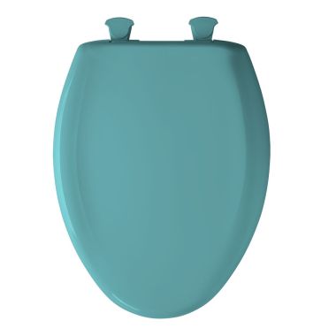 Click here to see Bemis 1200SLOWT-465 Bemis Residential Toilet Seat, Whisper Close, Plastic - Classic Turquoise (1200SLOWT-465)
