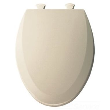 Click here to see Bemis 1500EC-146 Bemis Elongated Toilet Seat with Cover, Closed Front - Almond (1500EC-146)
