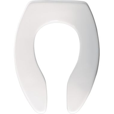 Click here to see Bemis 1655CT-000 Bemis 1655CT-000 White Open Front Elongated Toilet Seat, Less Cover