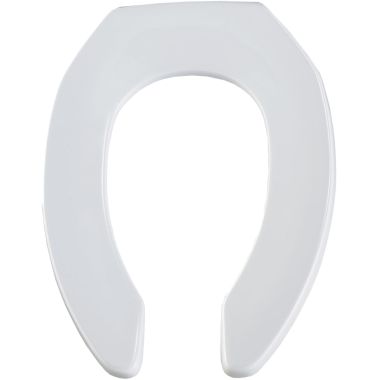 Click here to see Bemis 1955SSTFR-000 Bemis 1955SSTFR-000 White Seat Open Elongated Toilet Front, Less Cover