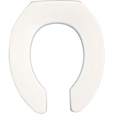 Click here to see Bemis 2055CT-000 Bemis 2055CT-000 White Open Front Round Plastic Toilet Seat, Less Cover