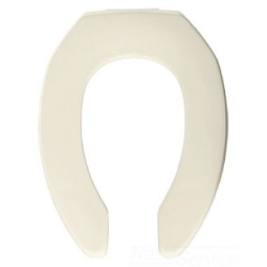 Click here to see Bemis 2155SSCT-346 Bemis 2155SSCT-346 Biscuit Open Front Elongated Toilet Seat, Less Cover