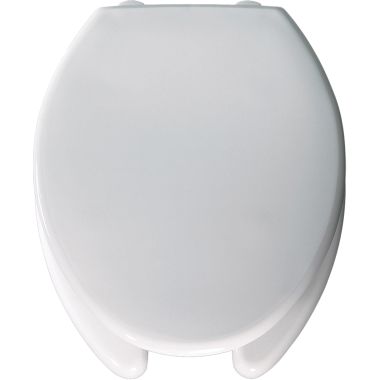 Click here to see Bemis 2L2150T-000 Bemis 2L2150T-000 White Open Front Elongated Toilet Seat with Cover