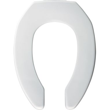 Click here to see Bemis 2L2155T-000 Bemis 2L2155T-000 White Open Front Elongated Toilet Seat, Less Cover