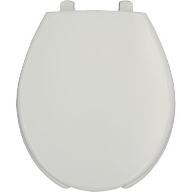 Click here to see Bemis 3L2050T-000 Bemis 3L2050T-000 White Open Front Round Plastic Toilet Seat with Cover