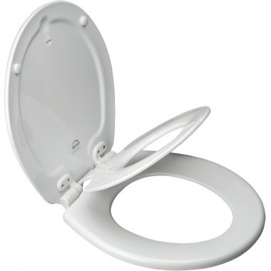 Click here to see Bemis 583SLOW-346 Bemis 583SLOW–346 Round Potty Training Toilet Seat with Cover, Biscuit