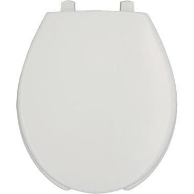Click here to see Bemis 7750TDG-000 Bemis 7750TDG-000 White Open Front Round Plastic Toilet Seat with Cover