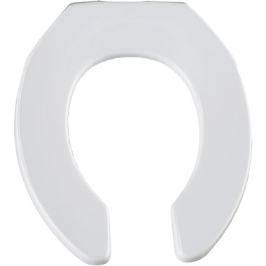 Click here to see Bemis 955CT-000 Bemis Open Front Round Plastic Toilet Seat, Less Cover - White (955CT-000)
