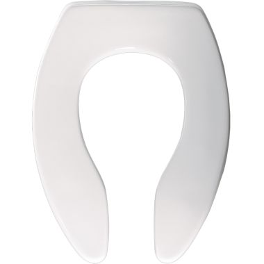 Click here to see Bemis 95CT-000 Bemis 95CT-000 White Open Front Elongated Toilet Seat, Less Cover