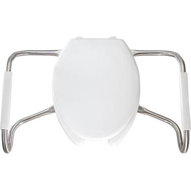 Click here to see Bemis MA2150T-000 Bemis MA2150T-000 White Open Front Elongated Toilet Seat with Cover