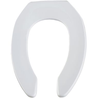 Click here to see Bemis 10SSCT-000 Bemis 10SSCT-000 White Open Front Elongated Toilet Seat, Less Cover