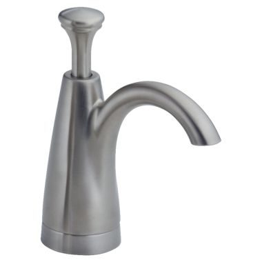 Click here to see Delta RP47280AR Delta RP47280AR Arctic Stainless Allora Soap/Lotion Dispenser