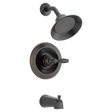 Click here to see Peerless PTT188790-OB Peerless PTT188790-OB 1HDL Apex Tub and Shower Trim - Oil Bronze