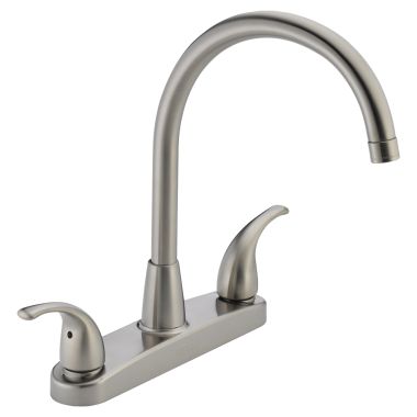 Click here to see Peerless P299568LF-SS Peerless P299568LF-SS CHOICE Stainless Two Handle Kitchen Faucet