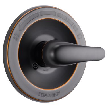 Click here to see Peerless PTT188730-OB Peerless Core Pressure Balance Valve Trim, Lever Handle, Oil Rubbed Bronze - PTT188730-OB