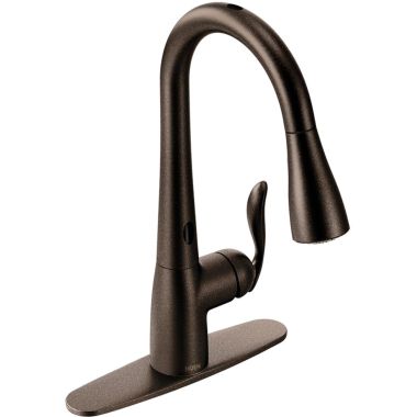 Click here to see Moen 7594EORB Moen Arbor MotionSense Single Handle High Arc Pull-Down Kitchen Faucet, Oil Rubbed Bronze - 7594EORB