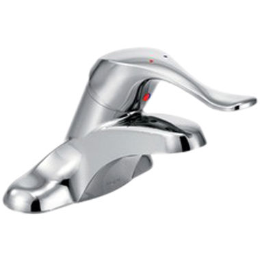 Click here to see Moen 8422 Moen 8422 M-Bition One-Handle Centerset Lavatory Faucet, Less Drain, Flex Lines, 4