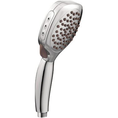Click here to see Moen 160042 Moen Twist 3-3/4in Four-Function Handheld Shower for S3870EP Slide Bar Handshower, Round, 1.75 GPM, WaterSense, Chrome - 160042