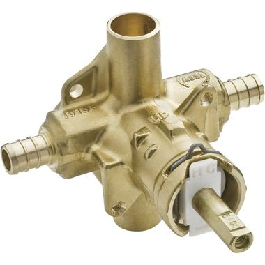 Click here to see Moen 2580 Moen 2580 M-Pact Posi-Temp Tub/Shower Rough-In Valve w/ Stops, 1/2