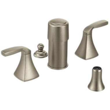 Click here to see Moen T5269BN Moen T5269BN Voss Series Two-Handle Bidet Faucet (Brushed Nickel)