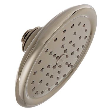 Click here to see Moen S6310EPNL Moen ExactTemp 7in Single-Function Rainshower Shower Head, Immersion Technology, 1.75 GPM, Round, WaterSense, Polished Nickel - S6310EPNL