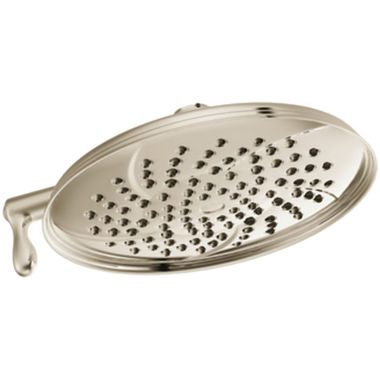 Click here to see Moen S1311NL Moen Isabel 9in Two-Function Rainshower Shower Head with Lever Control, Immersion Technology, LifeShine, 2.5 GPM, Polished Nickel - S1311NL