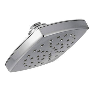 Click here to see Moen S6365EP Moen Voss 6in Single-Function Rainfall Shower Head, Square, Immersion Rainshower Technology, Eco-Performance, 1.75 GPM, Chrome - S6365EP