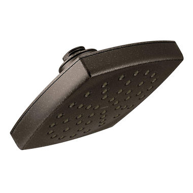 Click here to see Moen S6365ORB Moen Voss 6in Single-Function Rainfall Shower Head, Square, Immersion Rainshower Technology, 2.5 GPM, Oil Rubbed Bronze - S6365ORB